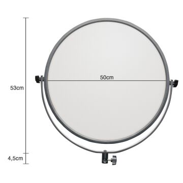 Herigo HR-PH500Bi 50cm 80W 3200K-5600K Bicolor LED Video Fotoğraf Işığı