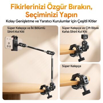 Ulanzi CO78 Super Clamp Magic Arm Dual Ball Head Kit - C084