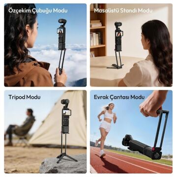 Ulanzi MA66 Manyetik Quick Release Tripod Pocket 3 ve 4 İçin - C110A