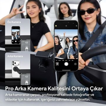 Ulanzi SK28 Manyetik Araç Telefon Tutucu Tesla Model 3 Y S X Uyumlu - S012
