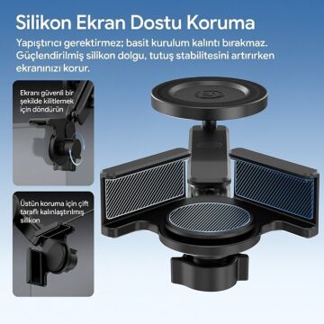 Ulanzi SK28 Manyetik Araç Telefon Tutucu Tesla Model 3 Y S X Uyumlu - S012
