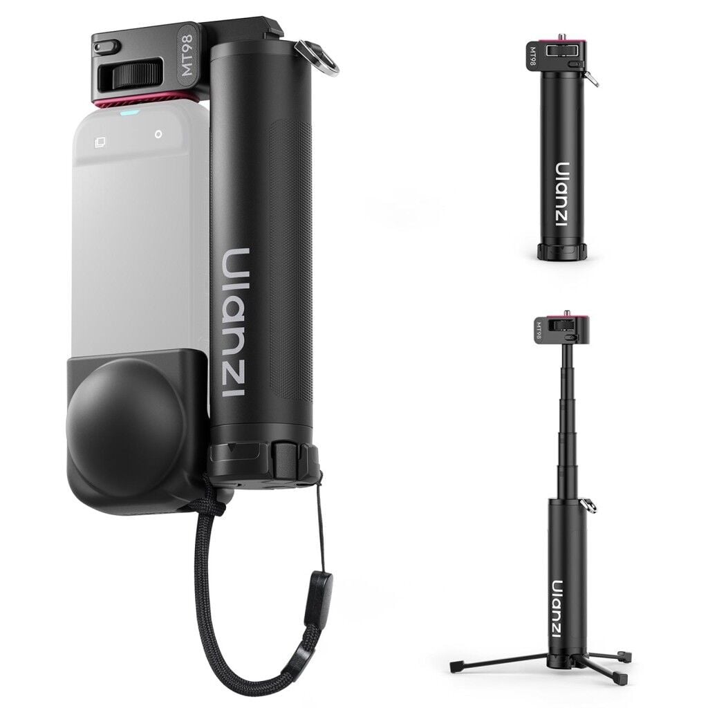 Ulanzi MT98 Katlanabilir Selfie Stick Tripod 57cm 360 Kamera Uyumlu - S054