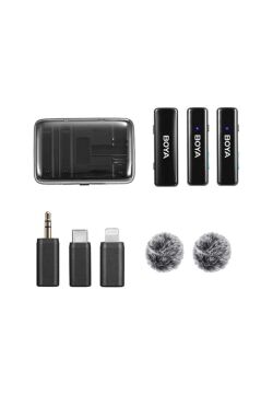 Boya BoyaLink All-in-one Çift Kanal Kablosuz Mikrofon