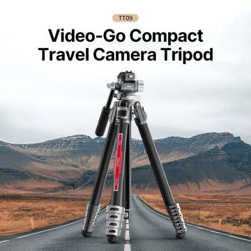 Ulanzi TT09 VideoGo Carbon Fiber Travel Video Tripod