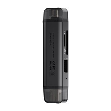 Ulanzi CR3 3 İn 1 USB-C USB-A Kart Okuyucu SD MicroSD - X147