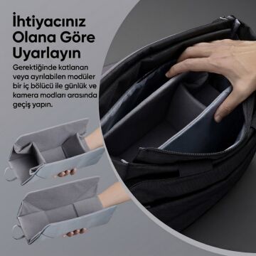 Ulanzi TE88 15L Profesyonel Fotoğraf Makinesi Omuz Çantası - B167