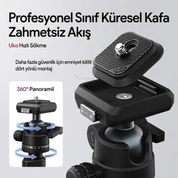 Ulanzi TT59 Yatay Kollu Profesyonel Kamera Tripodu Üstten Çekim Standı - T146