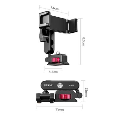 Ulanzi MA56 4 in 1 Metal Telefon Tutucu Tripod Aparatı - S042