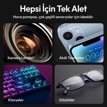 Ulanzi CO73 Entegre Silikon Lens Temizleme Hava Pompası - C063