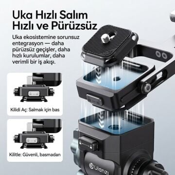 Ulanzi XJ01 Uka Universal Foldable Camera Cage Katlanabilir Kamera Kafesi - C116