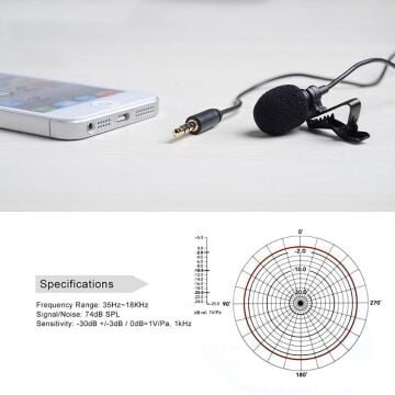 Boya BY-LM10 Telefon Yaka Mikrofonu