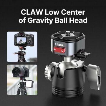 Ulanzi EH13 360° Ball Head Alüminyum Tripod Kafası