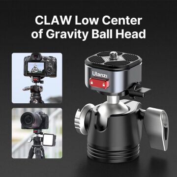 Ulanzi EH13 360° Ball Head Alüminyum Tripod Kafası