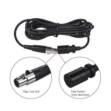 Boya BY-M11OD Çok Yönlü XLR Yaka Mikrofonu