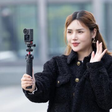 Ulanzi OA-16 DJI Osmo Action 3 için Manyetik Pil Kapağı