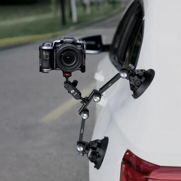 Ulanzi C006 Araç Montajı İçin Vantuz Birleştirici Kol Magic Arm