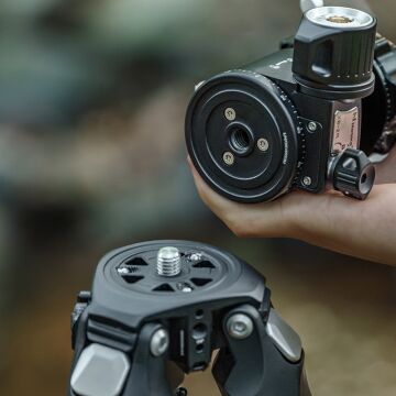 FALCAM F38 Pro XB-2R Dual Panorama Ball Head Tripod Kafası - F38B4906