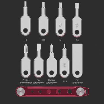 Ulanzi CM029 9'u 1 Arada Tornavida ve Anahtarlar Katlanır Alet Seti