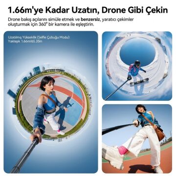 Ulanzi TT91 Otomatik Açılır 1/4 inç Bağlantılı Uzatma Çubuğu - T192