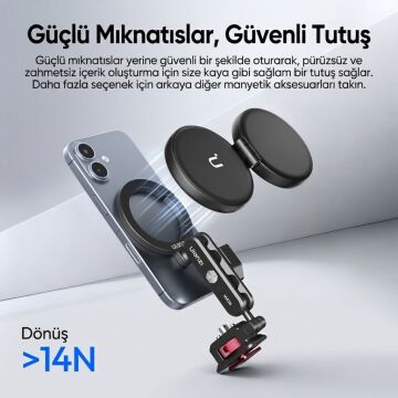 Ulanzi MA56 4 in 1 MagLock Manyetik Telefon Tutucu Tripod Aparatı - S028