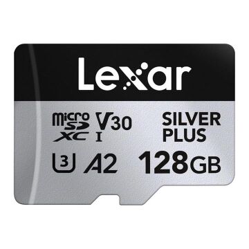 Lexar Professional 128GB 205 MB/s Silver Plus MicroSD Hafıza Kartı