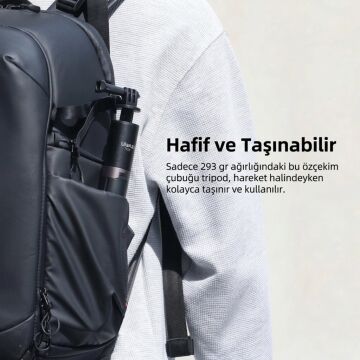 Ulanzi TT52 1.5m Aksiyon Kamera Uyumlu Hızlı Açılabilir Tripod - T090GBB3