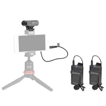 Boya BY-WM4 Pro K2 Vlogger Wireless (Kablosuz) İkili Yaka Mikrofonu