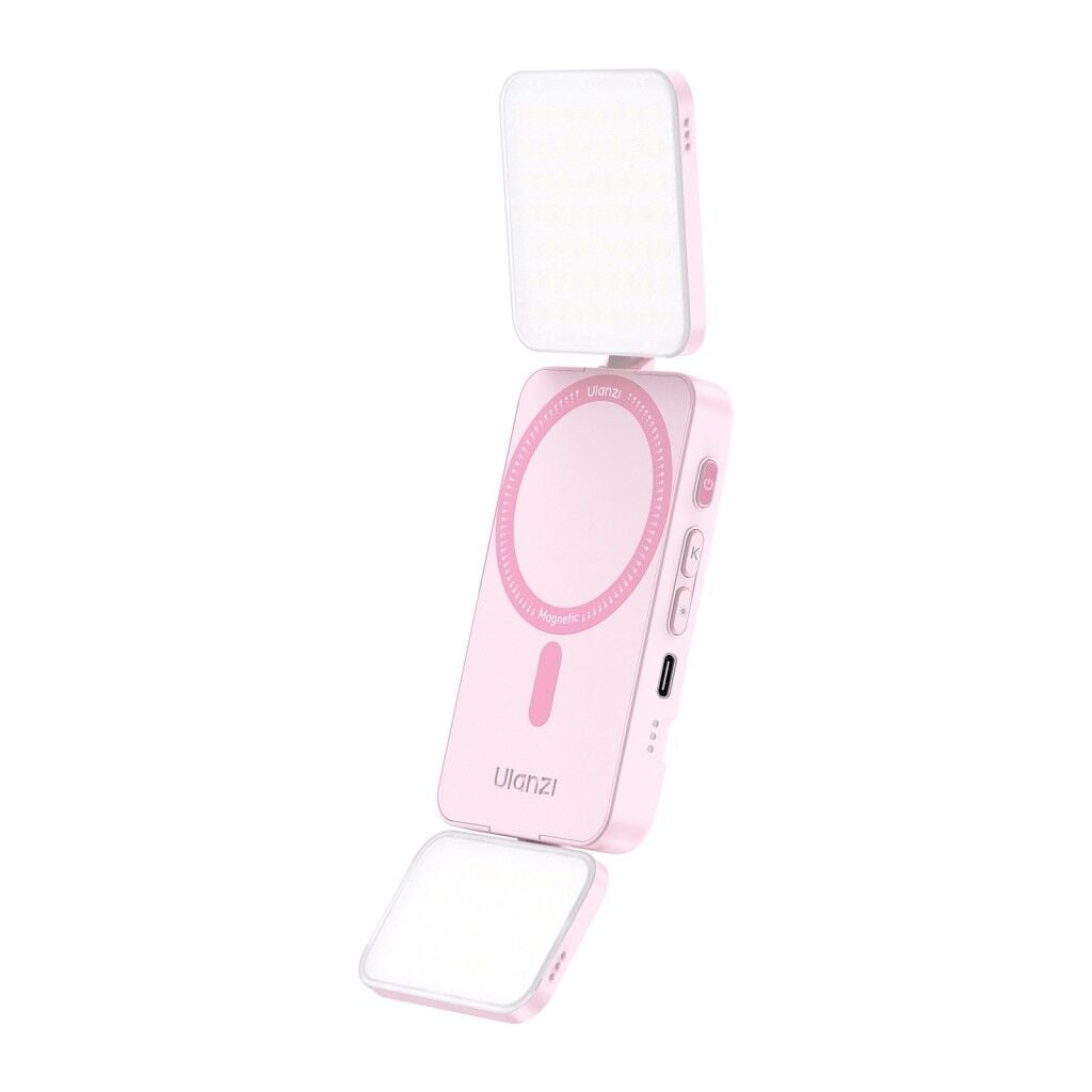 Ulanzi GL01 GlowUp Manyetik Telefon LED Dolgu Işığı Pembe - L287