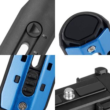 Ulanzi TT20 Uzayabilen Ball Head Başlıklı Profesyonel Vlog Tripodu