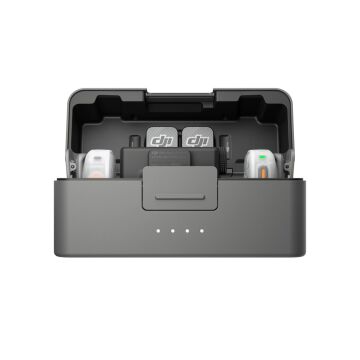 DJI Mic Mini 2S İkili Kablosuz Yaka Mikrofon Seti (2 TX + 1 RX + Şarj Kutusu)