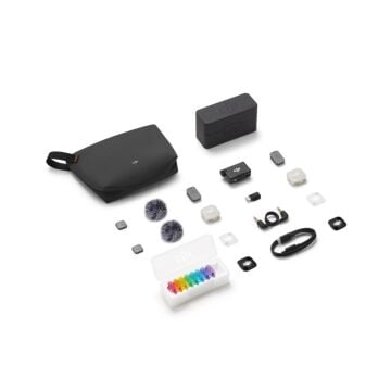 DJI Mic Mini 2S İkili Kablosuz Yaka Mikrofon Seti (2 TX + 1 RX + Şarj Kutusu)