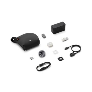 DJI Mic Mini 2S Kablosuz Yaka Mikrofon Seti (1 TX + 1 Mobile RX + Şarj Kutusu)