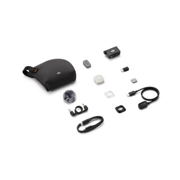 DJI Mic Mini 2S Kablosuz Yaka Mikrofon Seti (1 TX + 1 RX)