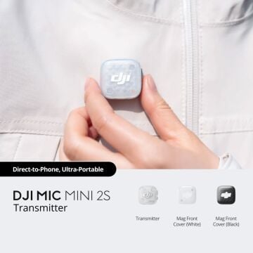 DJI Mic Mini 2S Transmitter Kablosuz Yaka Mikrofonu (TX Verici)
