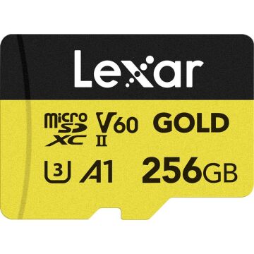 Lexar Professional 256GB 280 MB/s Gold Micro SD Hafıza Kartı