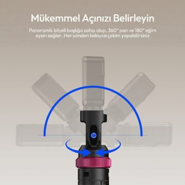 Ulanzi MT-89 200cm Quick Release 360 Panoramic Işık Standı Tripod - T082A