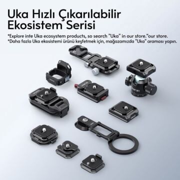 Ulanzi UKA12 UKA Pro Arca Uyumlu Quick Release Kamera Montaj Kiti - C106