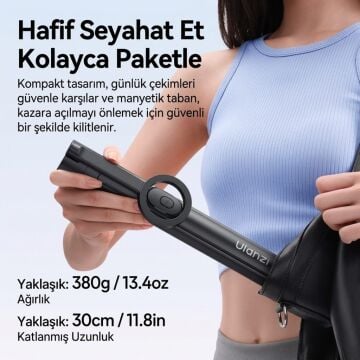 Ulanzi SK-21 180cm Manyetik Auto-Open Selfie Monopod Tripod Siyah - M103