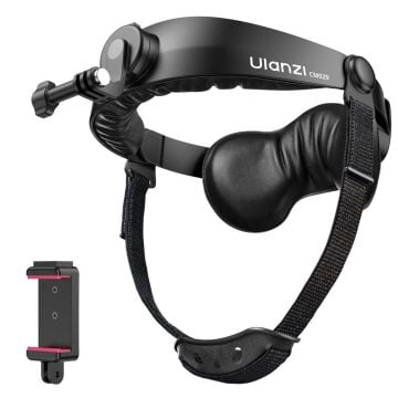 Ulanzi CM029 Ayarlanabilir Aksiyon Kamera ve Telefon Head Mount POV Çekim Sistemi - C098A