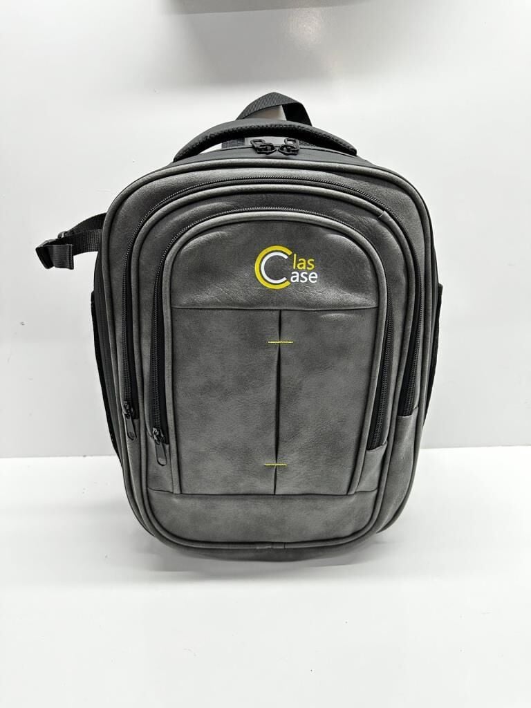 Clascase Çok Amaçlı Bölmeli Deri Sırt Çantası C031