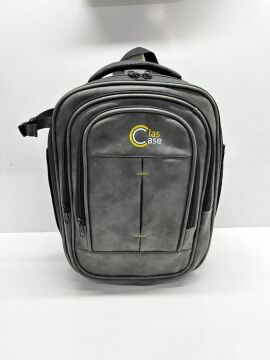 Clascase Çok Amaçlı Bölmeli Deri Sırt Çantası C031