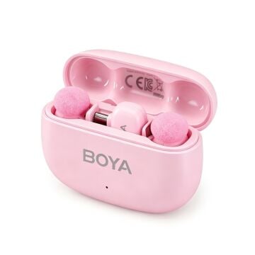 BOYA Mini 2 AI Kablosuz Yaka Mikrofonu Type-C Pembe - SKU02P
