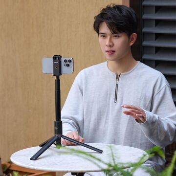 Ulanzi TT52 Aksiyon Kamera 1.5m Selfie Tripod T090GBB1