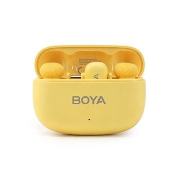 BOYA Mini 2 AI Kablosuz Yaka Mikrofonu Type-C Sarı - SKU02Y