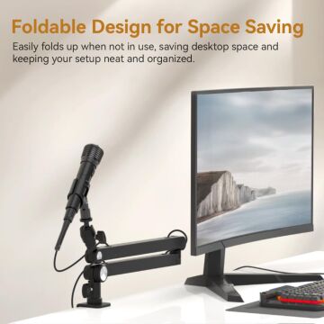 Ulanzi TM01 Boom Arm Mikrofon Masa Standı T046GBA1