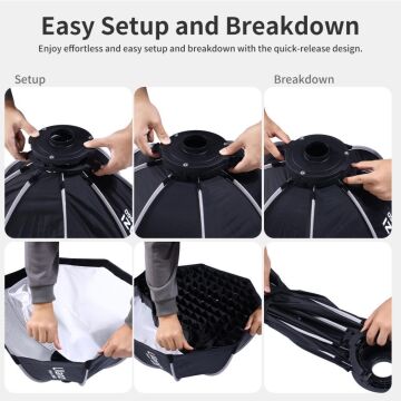 Ulanzi 60cm Mini Bowens Quick Release Octagon Softbox