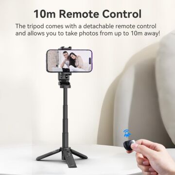 Ulanzi JJ02 Extendable Telefon Tripod Grip Siyah
