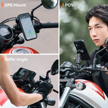 Ulanzi O-LOCK II Motosiklet Telefon Tutucu M008