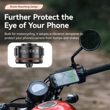 Ulanzi O-LOCK II Motosiklet Telefon Tutucu M008