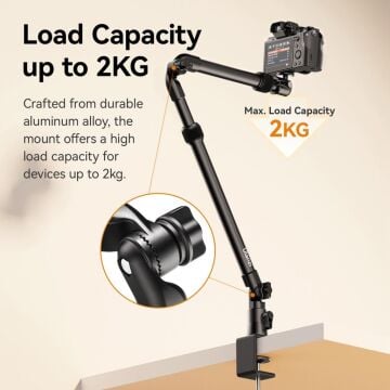 Ulanzi ZJ02 Aynasız Kamera Masa Standı T085